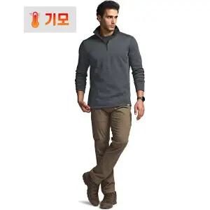 [테슬라][한정특가] CQR  플랫 락 쿼터 집업 맨투맨  기모 플리스 니트 CQ-HKZ303