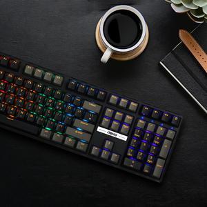 앱코 K580 투톤 키캡 교체축 게이밍 기계식 키보드 젠틀맨 갈축