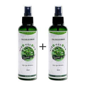 어성초 발모스프레이 200ml  x 2개 두피모발건강 자소엽 녹차잎 국내산