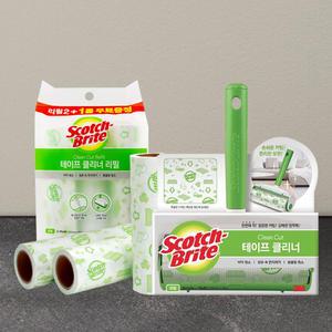 (기획) 3M 돌돌이 테이프 크리너 대형 본품 (핸들+리필4P)