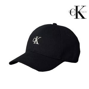 캘빈클라인 모자 볼캡  컴팩트 모노그램 자수로고 블랙 4G5002G