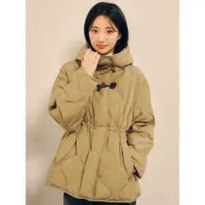 갤러리아 물결 퀼팅 후드 덕다운 점퍼(GPAA2PD101)*