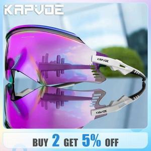 자전거 선글라스 고글 스포츠 Kapvoe 사이클링 안경 MTB 야외 도로 패션 남녀공용 러닝 아이웨어