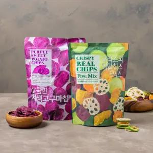 크리스피리얼칩스180g+자색고구마칩240g