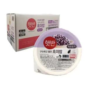 CJ 햇반 흑미밥 작은공기 130g, 36입,1개