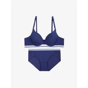 [하프클럽/휠라 언더웨어]아웃핏 영테니스 트임 퍼플네이비 브라 세트 (FI4BAG1452FPNA_SKU)