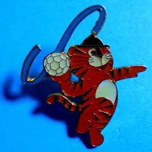 1988년 제24회 88 서울 올림픽 대회 뱃지 호돌이 빼지 기념 배지(핸드볼)