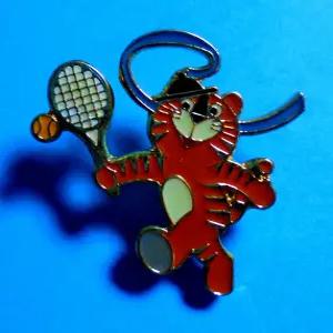 1988년 제24회 88 서울 올림픽 대회 뱃지 호돌이 빼지 기념 배지(테니스)