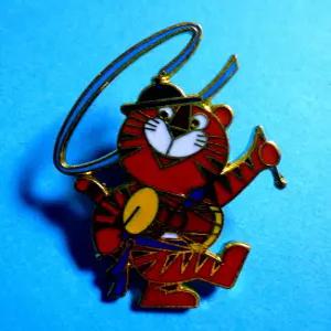 1988년 제24회 88 서울 올림픽 대회 뱃지 호돌이 빼지 기념 배지(장고춤)