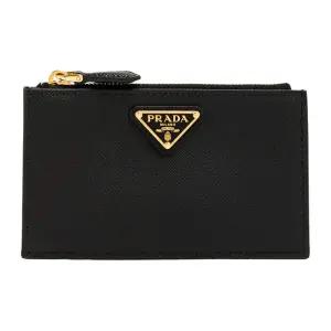 [명품] 26SS 사피아노 가죽 카드지갑 블랙 1MC086 QHH F0002