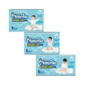 마미포코 하이퍼드라이팬티 중형 대형 특대형 점보 3팩 모음전