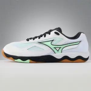 미즈노 탁구화 웨이브메달 7 와이드 (화이트X네오민트X살루트) 81GA241531