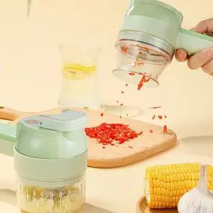 [핫트랙스]야채다지기 무선 자동 고추 파 채칼 슬라이스 K057