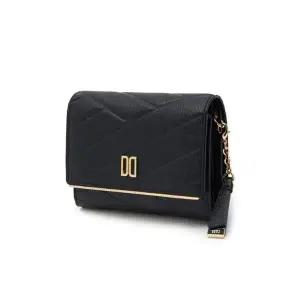 [닥스]블랙 칼라일 패턴 골드 DD 3단 반지갑 DCWA5F414_s