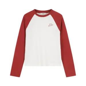 [롯데백화점]폴햄 여성 스몰 그래픽 20수 코튼 래글런 긴팔티 PHF3TS2400