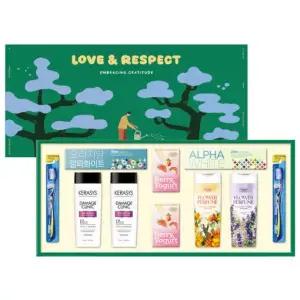 애경 다온 14호 선물세트 1박스 5세트 한박스설 추석 선물 선물 샴푸 린스 치약 칫솔 바디워시