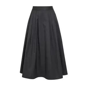 [JJ지고트](대전신세계)A라인 핀턱 플레어 스커트 GRAN0SK101