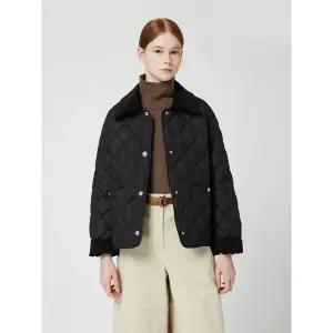 [CC콜렉트](강남점)코듀로이 카라 배색 경량 구스 다운 C254PSG181