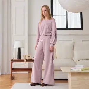 [에고이스트](강남점)[BLUE LABEL] 레이스업 와이드 밴딩 팬츠 (ER4OPT06)