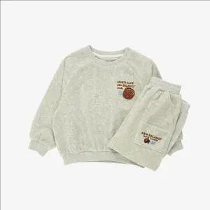 뉴발란스키즈(NB Kids) Baseball엘보 패치 포인트 코듀로이 스 셋업 NK9YF4403U(33)Oatmeal Melange