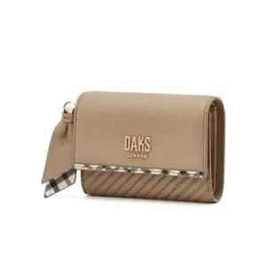 갤러리아 DCWA6E232I2 닥스 버킹엄 베이지 소가죽 3단 반지갑