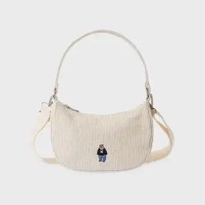 [후아유](의정부점)Corduroy Hobo Bag WHBGF4T23A