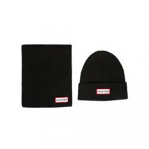 [헌터] 목도리 비니 세트 HXRU0047251 BLK (남여공용)