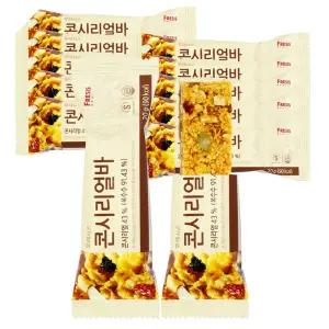 (20g 12개) 콘시리얼 에너지바/단백질바/쵸코바/견과바/저당/멀티/초코바/견과류바/다이어트/곡물