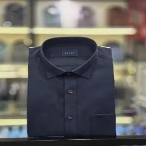 [예작] 기모 면ㆍ모혼방 카라스냅버튼 일반핏셔츠 YJ3WUA770NY