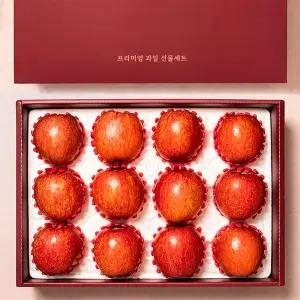 명품 안동 사과 선물세트 5kg 11-13과 대과 +보자기 부사 사과 선물세트 설과일 선물 꿀사과 부모님 설선물