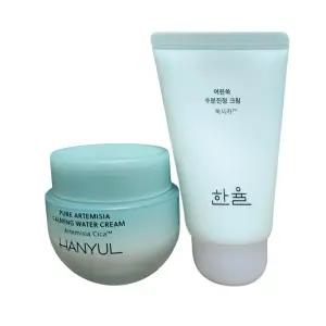 한율 어린쑥 수분진정 크림 단지형 55ml + 튜브 55ml