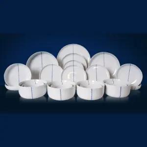 독일 수입 주방명품 스티치 4인 혼수세트 20P 식기셋트 이쁜그릇 집들이선물