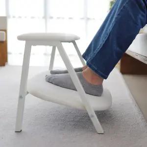 편안한 2단 쿠션 발받침대 사무실 책상 풋레스트 다리받침대 의자 발거치대 풋스툴