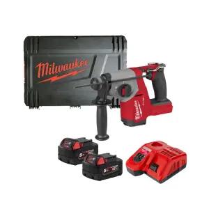 밀워키 M18 FHAC16-502X 로터리 함마 16mm 18V 5A 2개세트