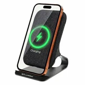 [르메이어]무선 충전기 듀얼 코일 20W 초고속 스탠드 거치대