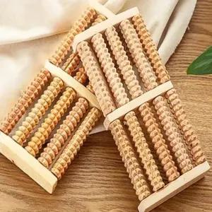 발 지압 마사지 기구 돌돌이 홈 발안마 지압판 편안한 도구 (WFK6LEM)