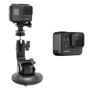 고프로 호환 액션캠 유리 흡착식 마운트 석션컵 자동차 거치대 W4CE7A3