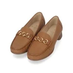 [ELCANTO]엘칸토 M백화점 발편안 체인 여성로퍼 소가죽 발등 체인 장식 여성 로퍼 LCWC09 (S44496377)