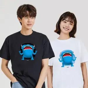 키밍 맨투맨 후드티 분노 괴물 캐릭터 유치원 귀여운 WAE04F1