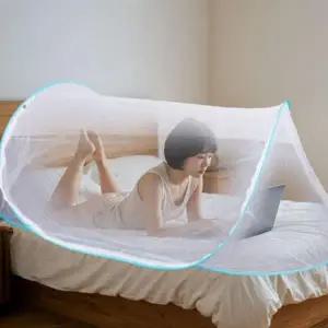 [하프클럽/]1인용 모기장 원터치 방충망 침대 텐트형 베드쉴드