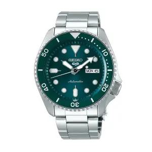 [세이코알바]세이코 남성 남자 그린 실버 오토매틱 메탈시계 SRPD61K1