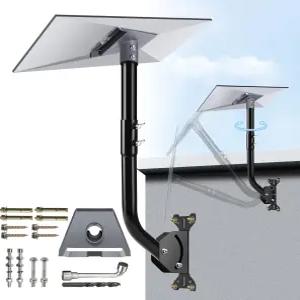 3세대 스타링크 마운트 조절 가능한 Gen 3 V3 표준 안테나용 장착 키트 (스타링크 파이프 어댑터 포함)