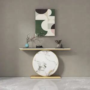 대리석콘솔 클라우디나 현관테이블 슬림 거실콘솔