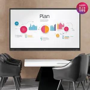 LG전자 B2B공식인증점 LG전자칠판 218cm 86인치 86TR3DQ 강의 회의 수업 학원 회사 학교 미러링 회의칠판 신모델