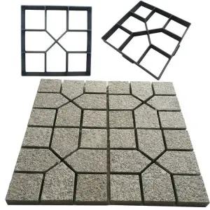 보 럭틀 정원 디딤돌 모양틀 시공 화단 타일 정원석 바닥 만들기