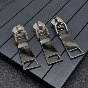 8호 튼튼 지퍼 고리 슬라이더 10p세트(그레이) 옷슬라이더 가방 침구 이불 용슬라이더