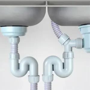 싱크대 배수구 냄새차단 S자 트랩 배수통 연결관 부속 부품 하수관 부엌 수리용