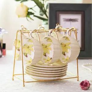 명품찻잔세트 레트로 커피잔 찻잔세트 유럽 북유럽 럭셔리