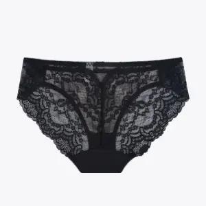 라비앙 블랙 레이스 팬티_블랙