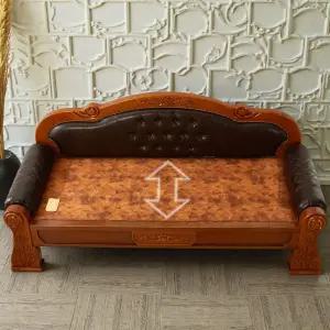 [착불] 폭좁은 가죽 황토소파 500x2000 불스 흙침대